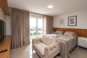 Flat lindo com localização privilegiada - Vista para Piscina - Setor Bueno - TH1406